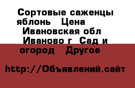 Сортовые саженцы яблонь › Цена ­ 350 - Ивановская обл., Иваново г. Сад и огород » Другое   